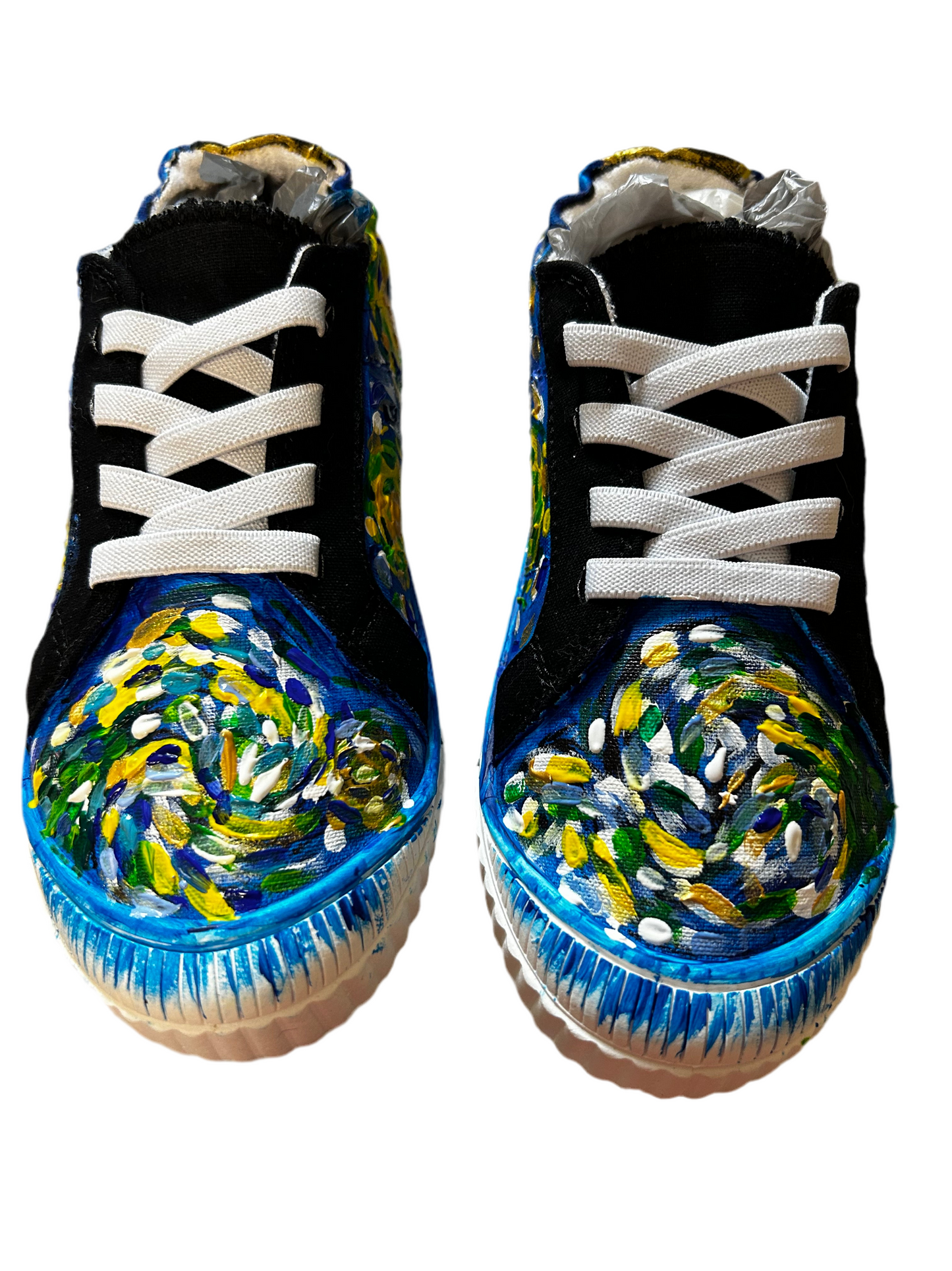 Starry Night Hand Painted Shoes
