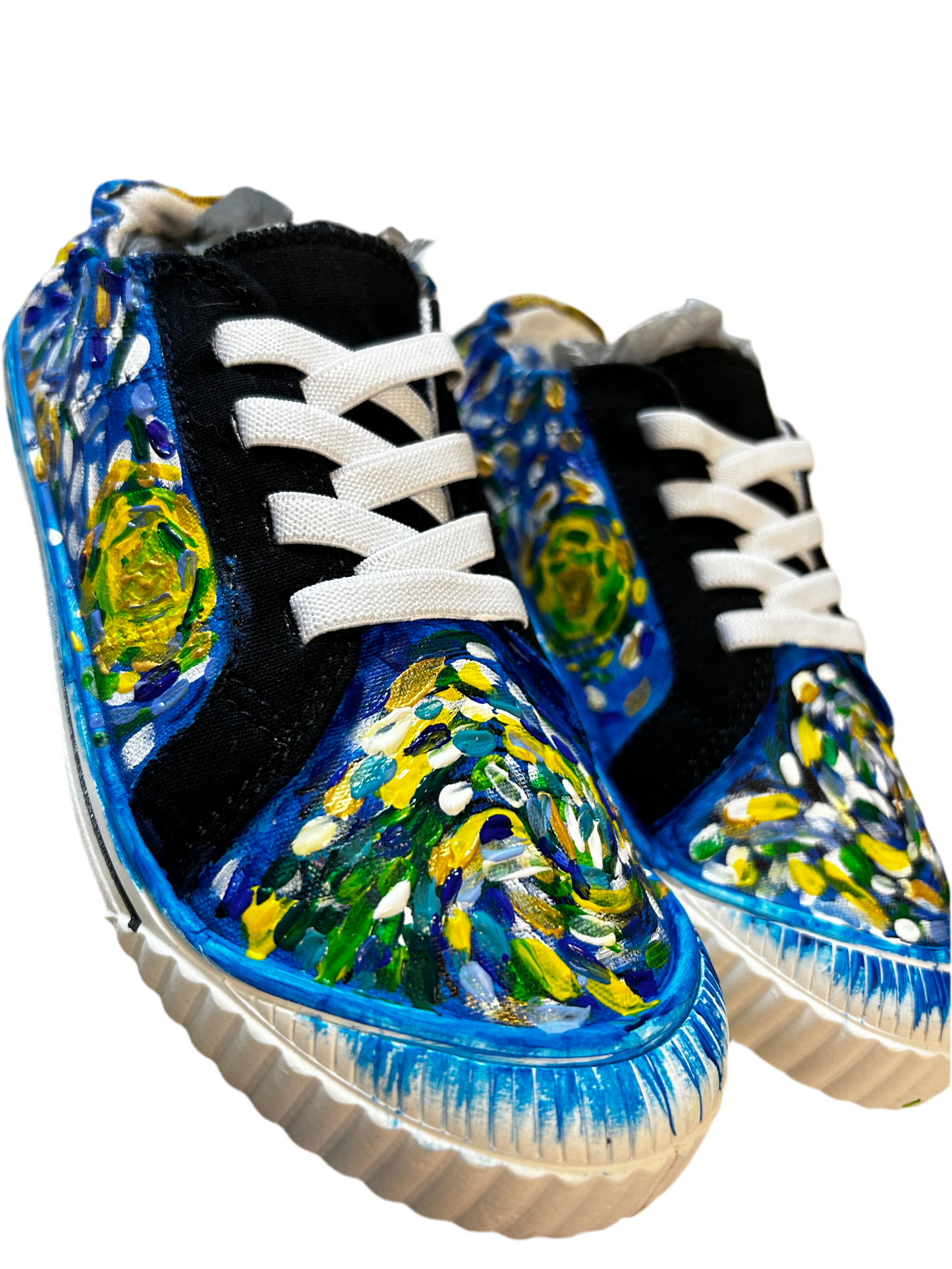 Starry Night Hand Painted Shoes