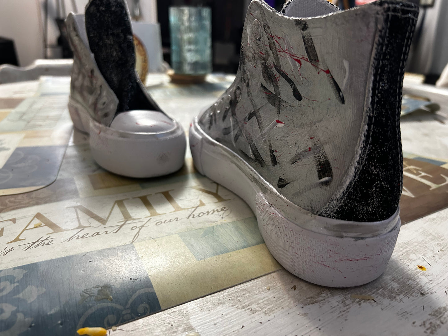 My Chemical Romance hand painted shoes size 6