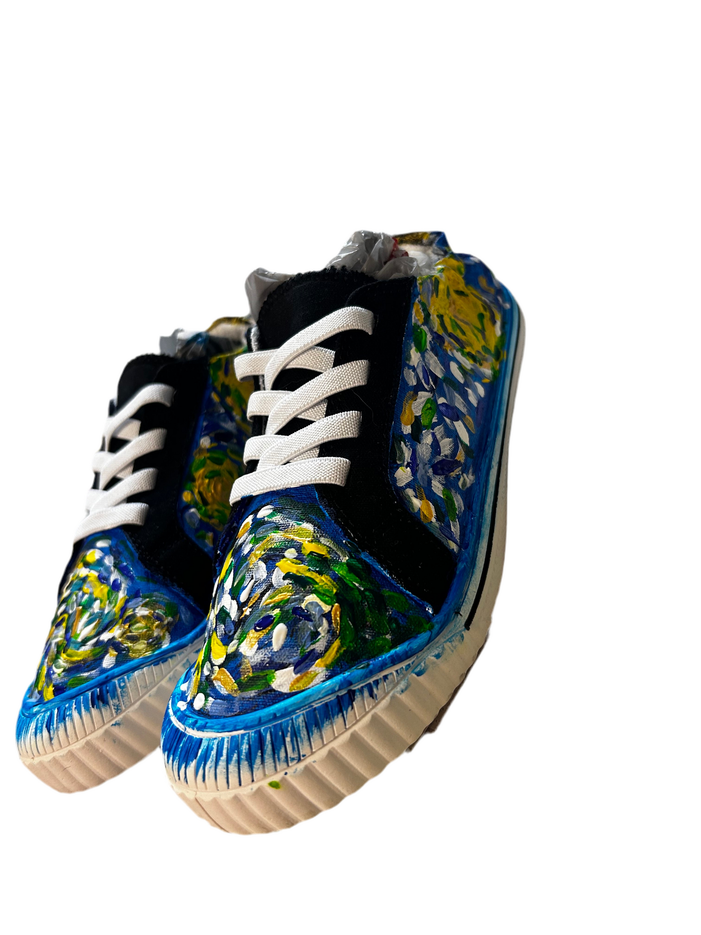 Starry Night Hand Painted Shoes